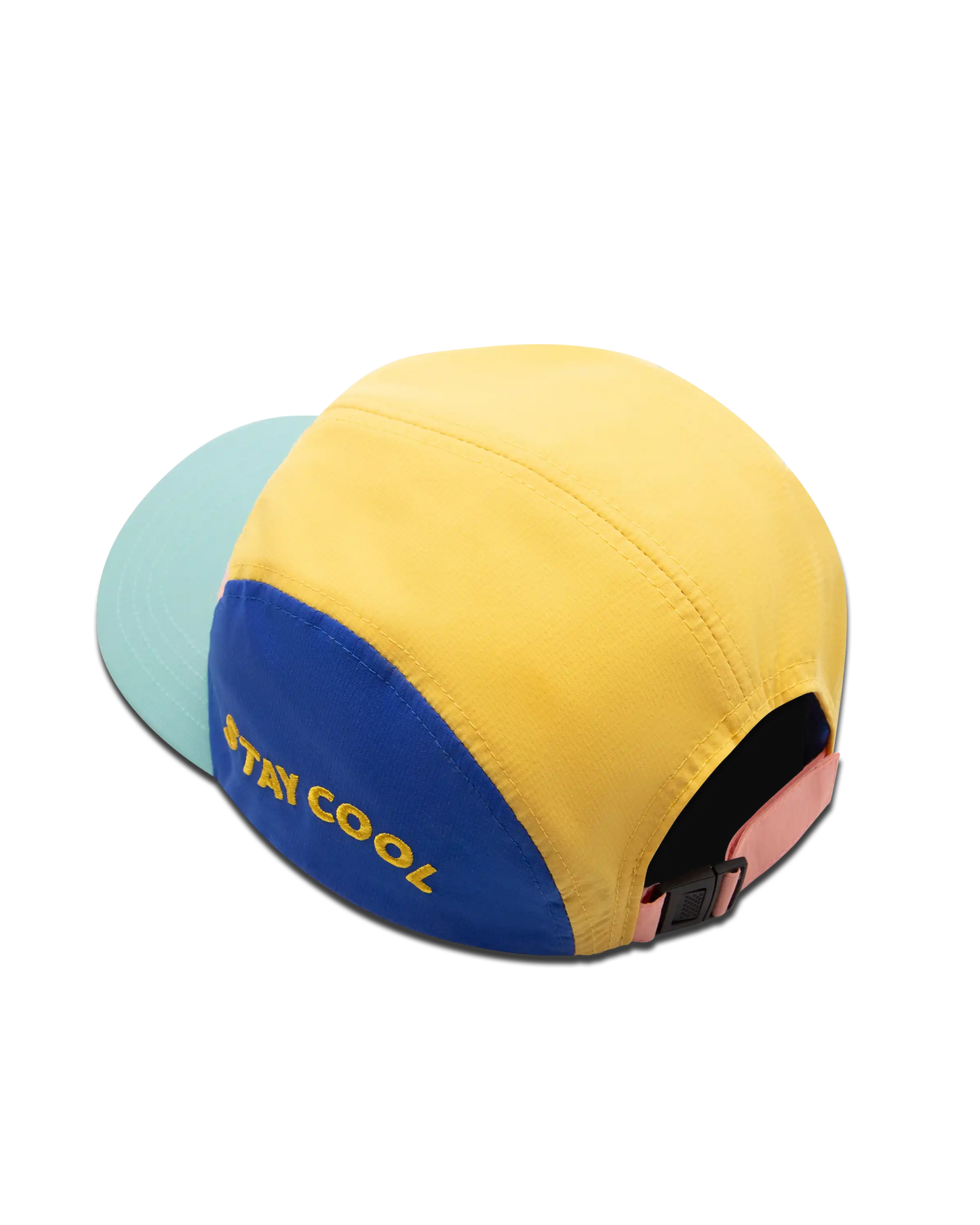 koaa – The Elephant « Stay Cool » – Casquette cinq panneaux bleu/jaune/rose