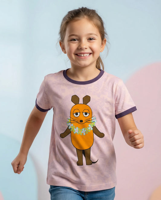 Detailansicht von koaa – La Souris « Aloha » – T-Shirt rose