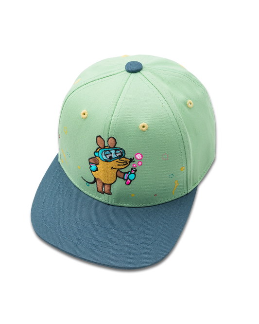 koaa – Maus Chemiker – Snapback Kids light-green/blue