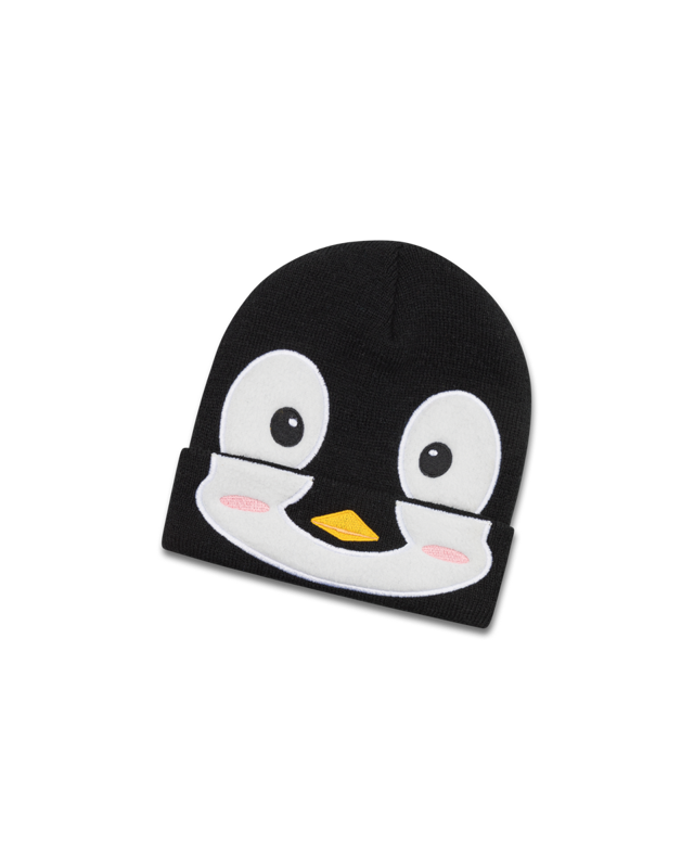 koaa – Pingu le Pingouin – Bonnet Mascotte noir/blanc