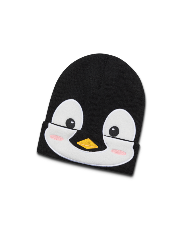 koaa – Pingu le Pingouin – Bonnet Mascotte noir/blanc