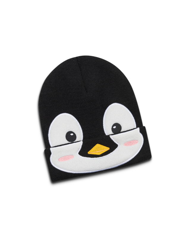 koaa – Pingu le Pingouin – Bonnet Mascotte noir/blanc