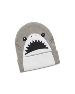 koaa – Harald le requin – Bonnet mascotte gris/blanc