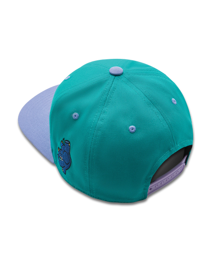 koaa – Maus, Elefant & Ente "Die Crew" – Snapback turquoise/blue