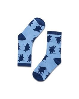 koaa – La Souris « Silhouette » – Chaussettes bleu/marine