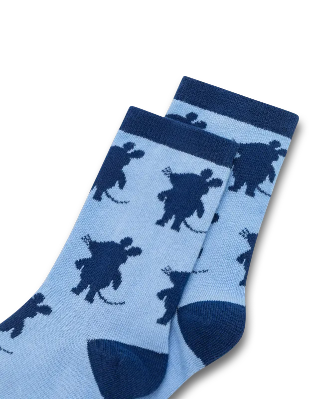 koaa – The Mouse “Silhouette” – Socks blue/navy
