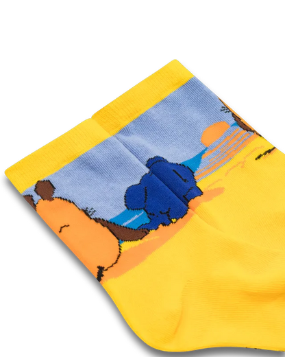 koaa – La Souris &amp; L'Éléphant « Sunset » – Chaussettes multicolores