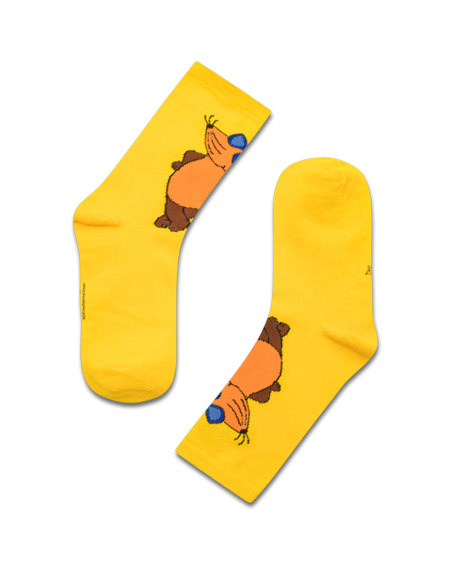 koaa – Die Maus "Beachboy" – Socks yellow