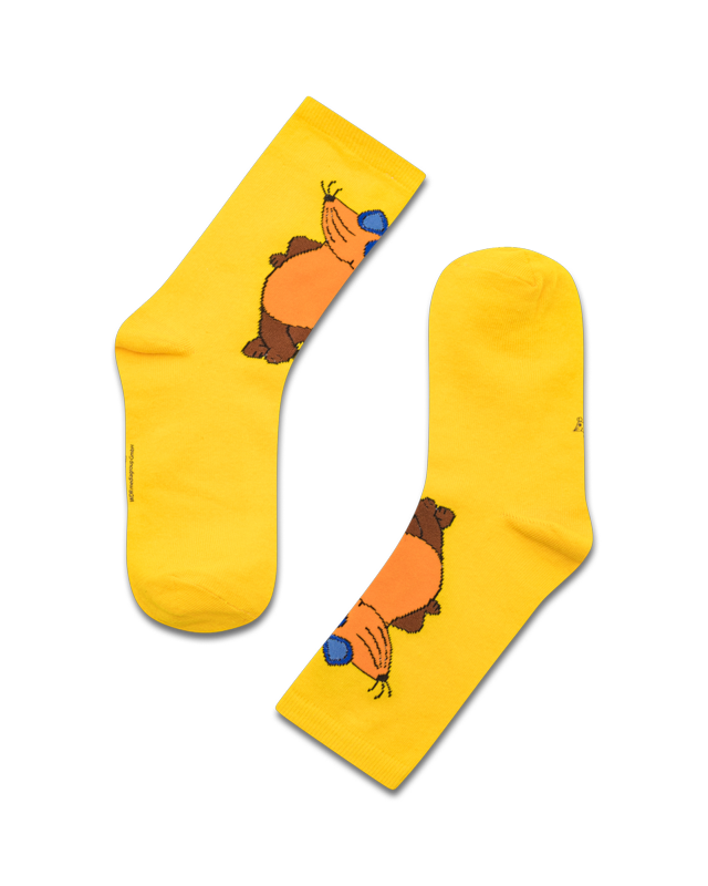 koaa – The Mouse “Beachboy” – Socks yellow