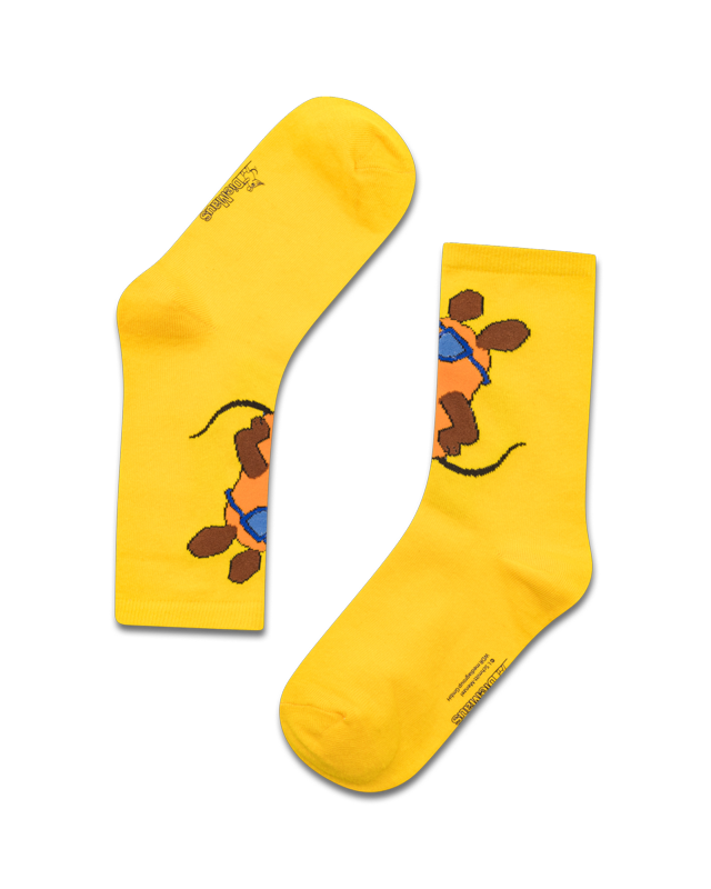 koaa – Die Maus "Beachboy" – Socks yellow