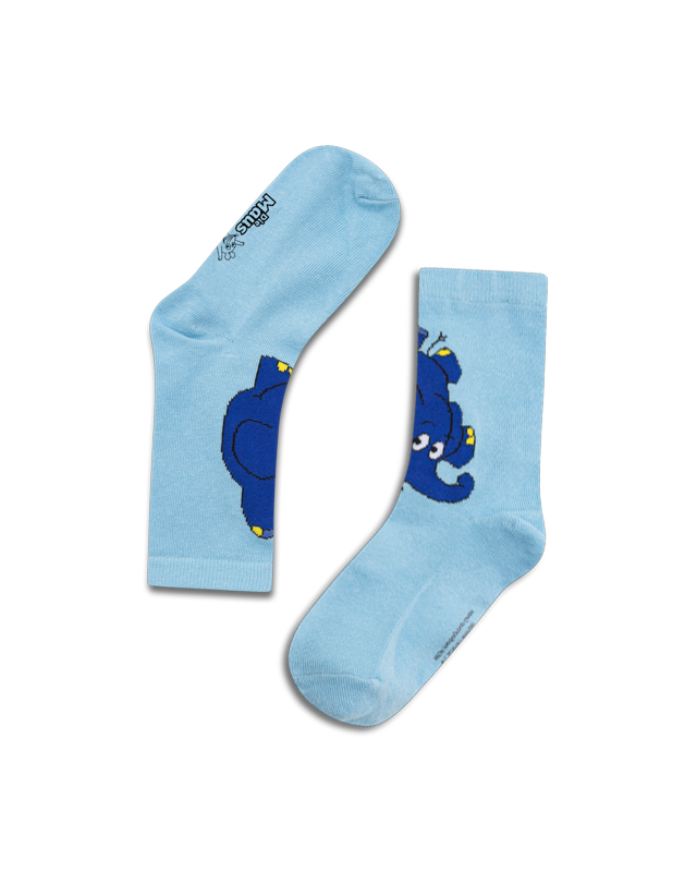 koaa – The Elephant “Footstand” – Socks blue