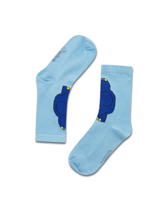 koaa – The Elephant “Footstand” – Socks blue