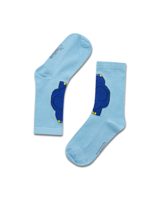 koaa – Der Elefant "Fußstand" – Socks blue