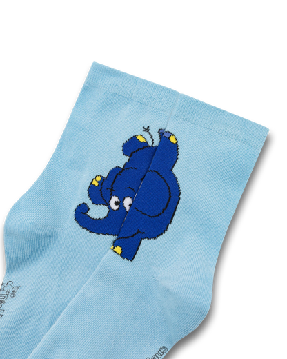 koaa – Der Elefant "Fußstand" – Socks blue