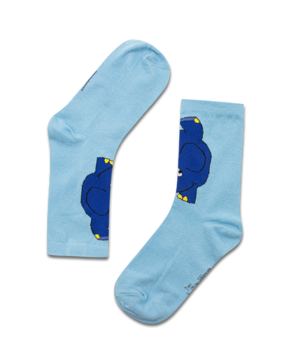 koaa – Der Elefant "Fußstand" – Socks blue