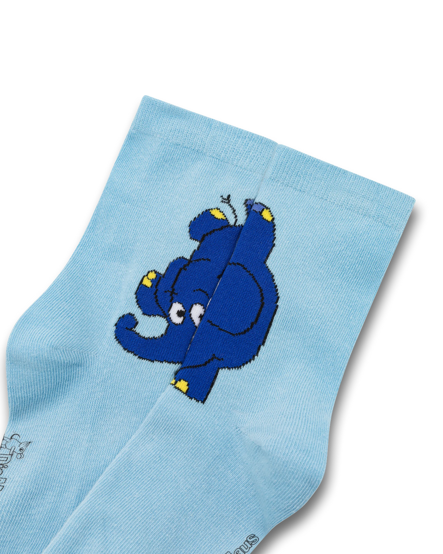 koaa – Der Elefant "Fußstand" – Socks blue