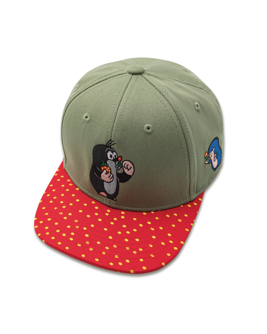 koaa – Der kleine Maulwurf "Erdbeere" – Snapback green/red