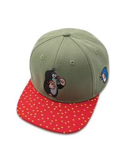 koaa – La Petite Taupe « Fraise » – Snapback vert/rouge