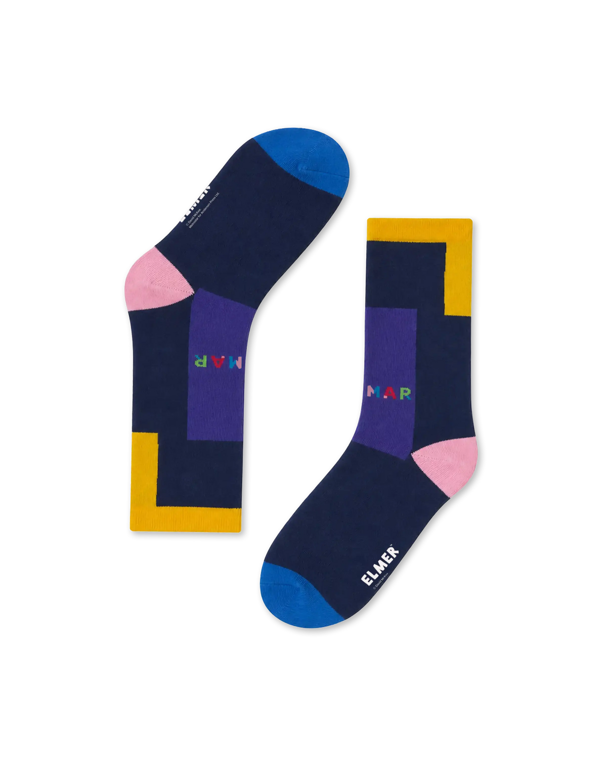 koaa – Elmer Color Block - Socks Kids navy