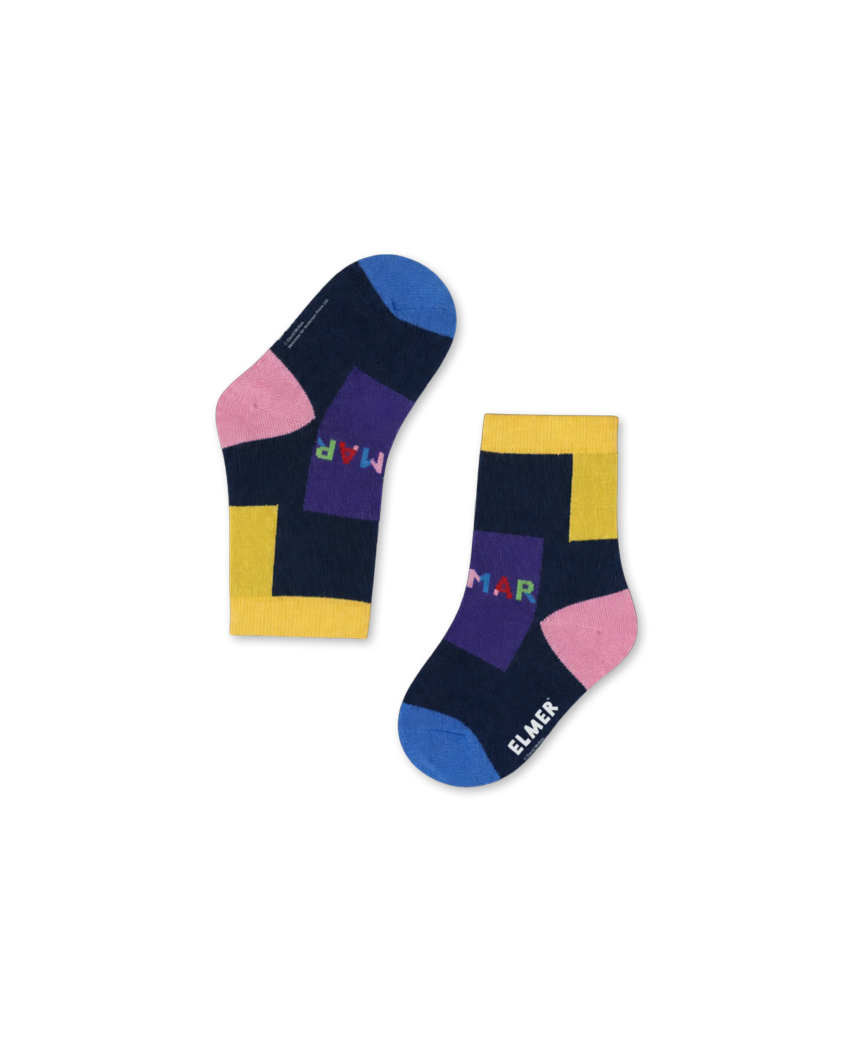 koaa – Elmer Color Block - Socks Kids navy