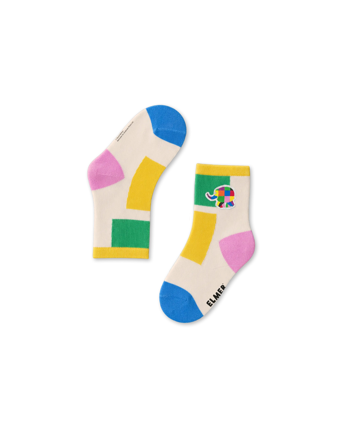 koaa – Elmer Color Block – Socks Kids beige