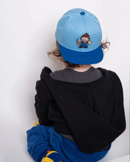 koaa – Mainzelmännchen "Anton mit Eis" – Snapback blue/navy