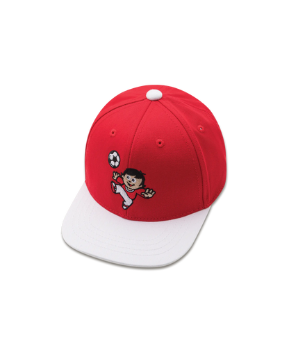 koaa – Mainzelmännchen "Fritzchen am Ball" – Snapback red/white