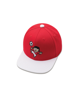 koaa – Mainzelmännchen "Fritzchen am Ball" – Snapback red/white