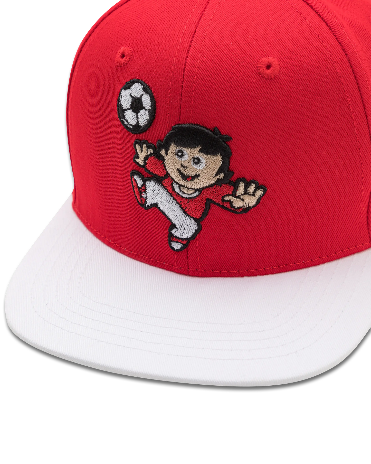 koaa – Mainzelmännchen "Fritzchen am Ball" – Snapback red/white
