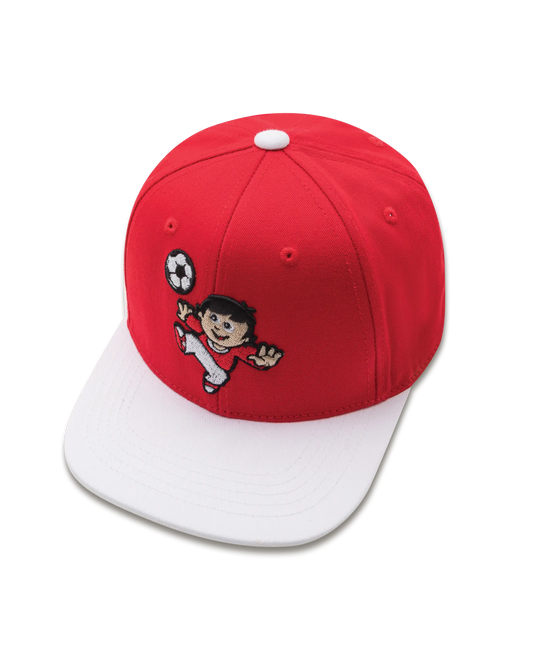 koaa – Mainzelmännchen "Fritzchen am Ball" – Snapback red/white