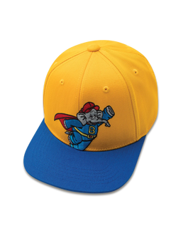 koaa – Benjamin Blümchen « Superhero » – Snapback jaune/bleu