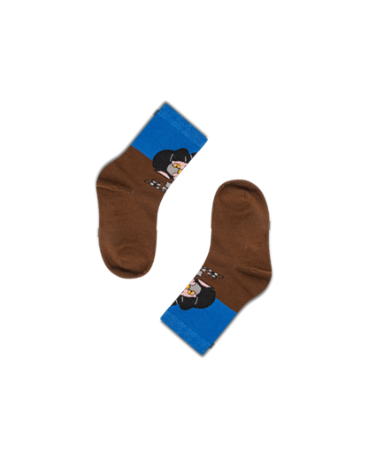 koaa – Der kleine Maulwurf "Am Graben" – Socks blue/brown