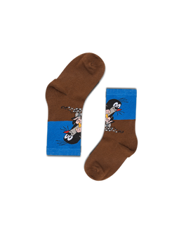 koaa – Der kleine Maulwurf "Am Graben" – Socks blue/brown
