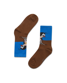 koaa – La petite taupe « Am Graben » – Chaussettes bleu/marron