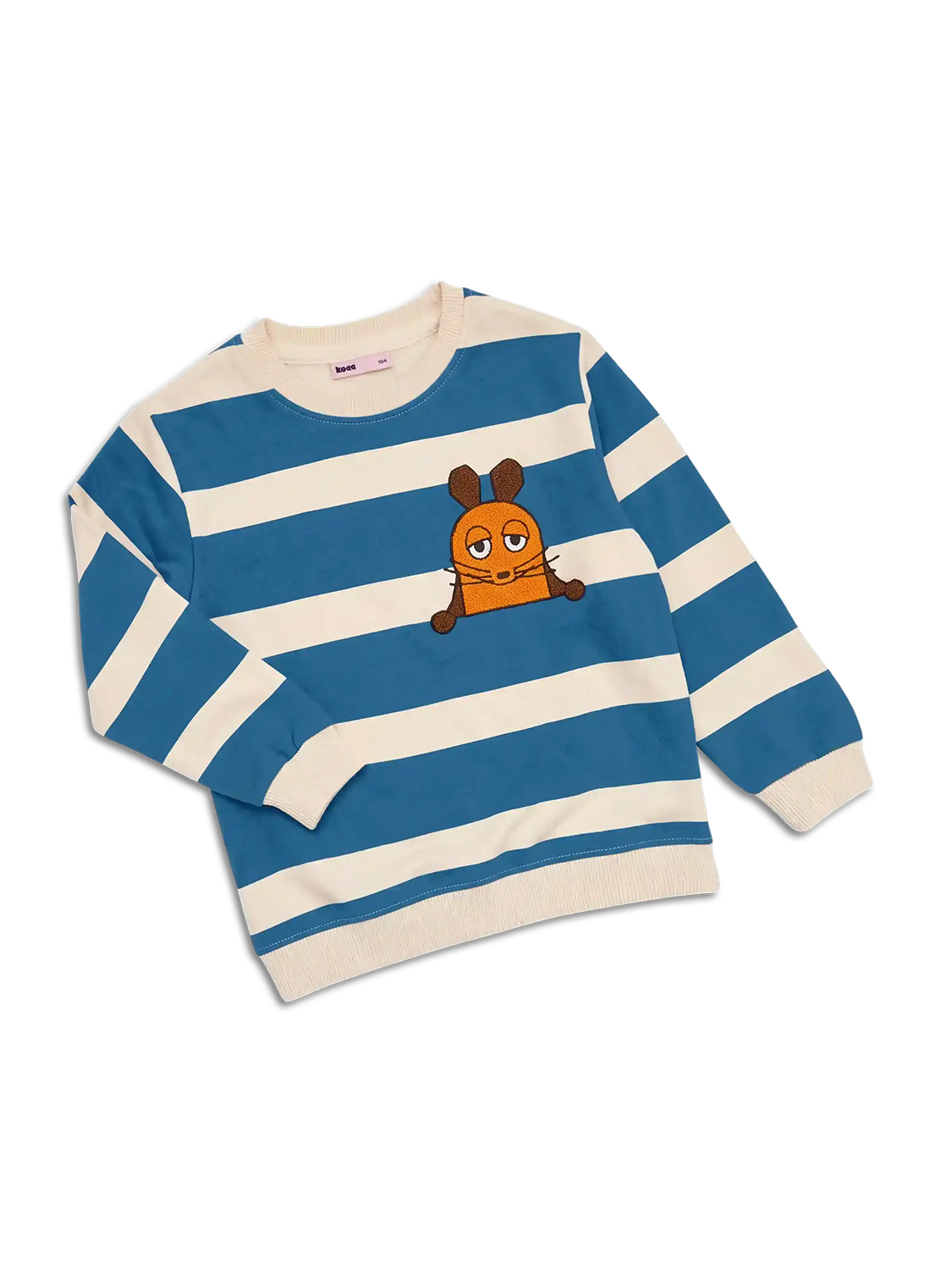 koaa – Die Maus Stripes – Sweater Kids blue/cream