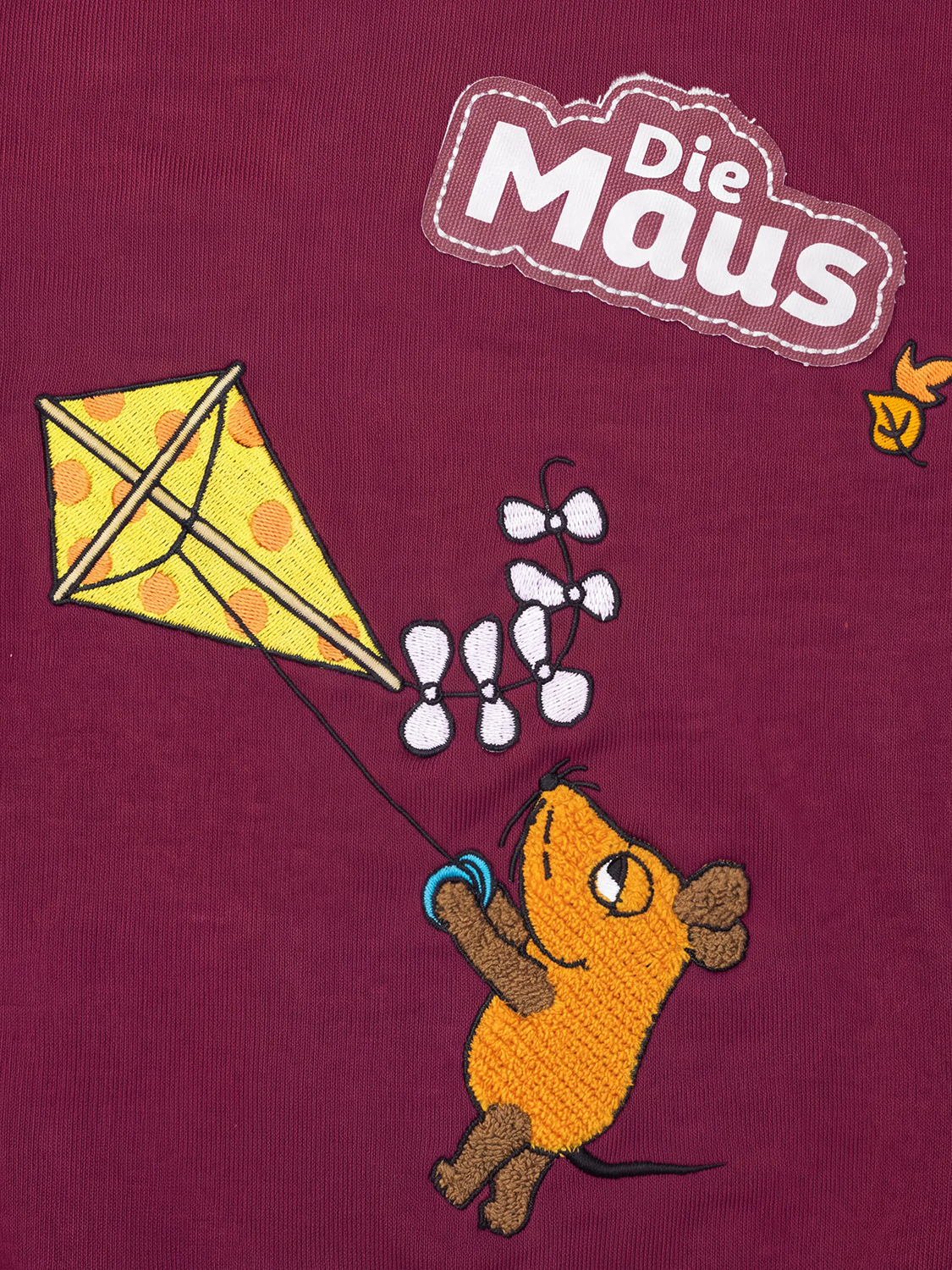 koaa – Die Maus Patches – Sweater Kids maroon