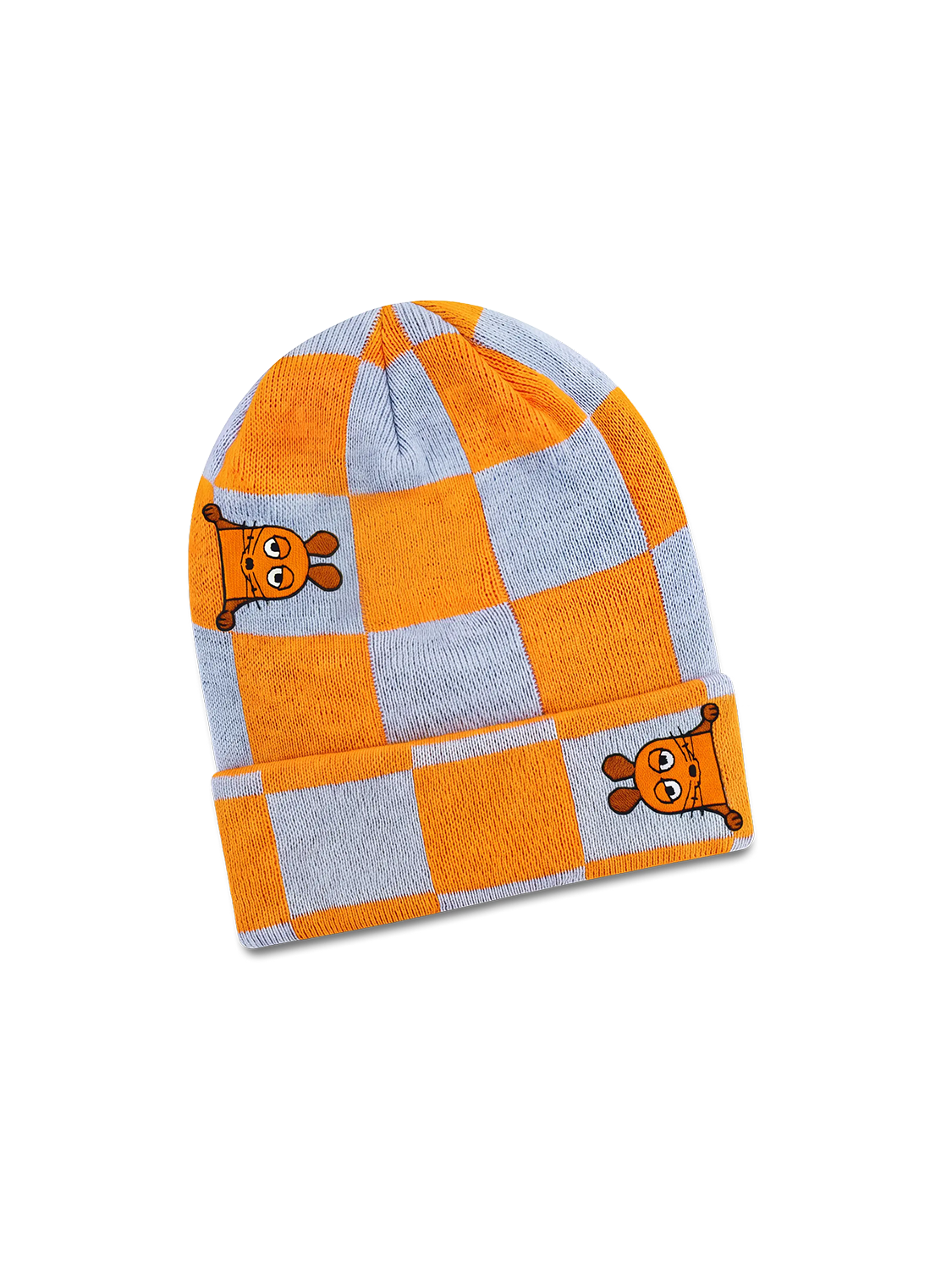 koaa – La souris Karo – Bonnet orange/bleu