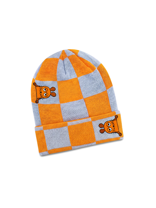 koaa – Die Maus Karo – Beanie orange/blau