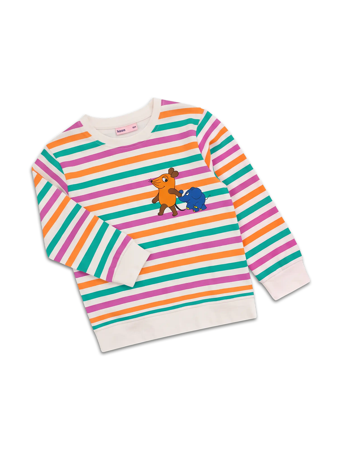 koaa – Die Maus Spaziergang – Longsleeve Kids beige