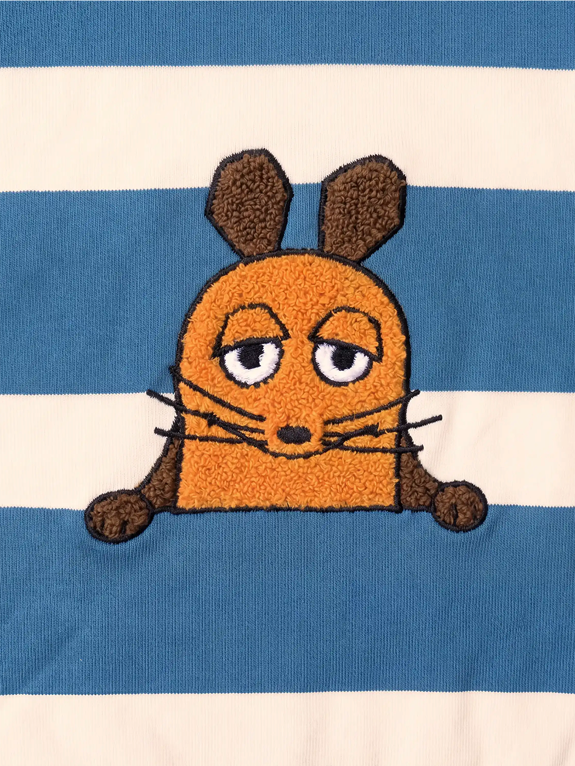 koaa – Die Maus Stripes – Sweater blue/cream