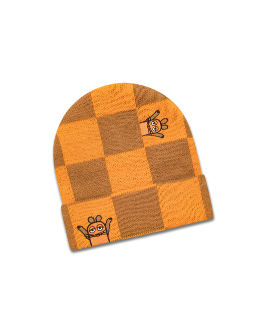 koaa – Mouse & Friends “Karo” – Beanie orange/brown