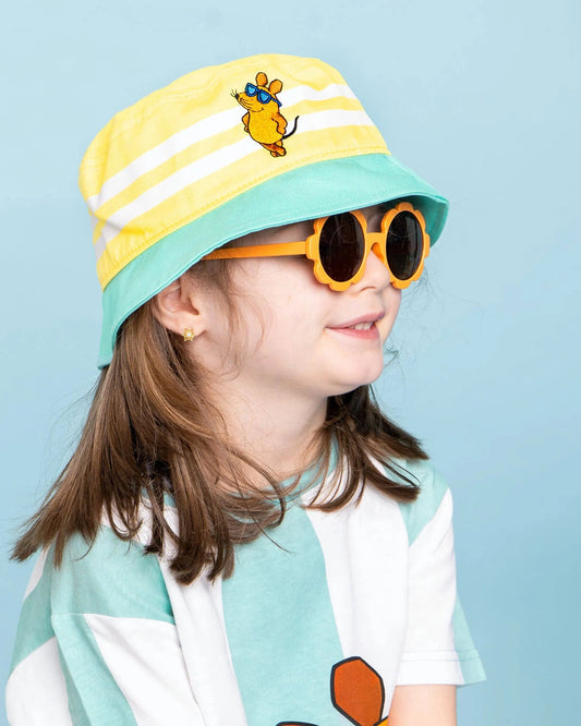 Detailansicht von koaa – The Mouse “Beachboy” – Bucket Hat yellow/blue