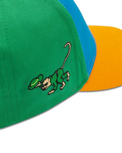 koaa – Pippi Langstrumpf “Kunterbunt” – Basecap blue/green/pink