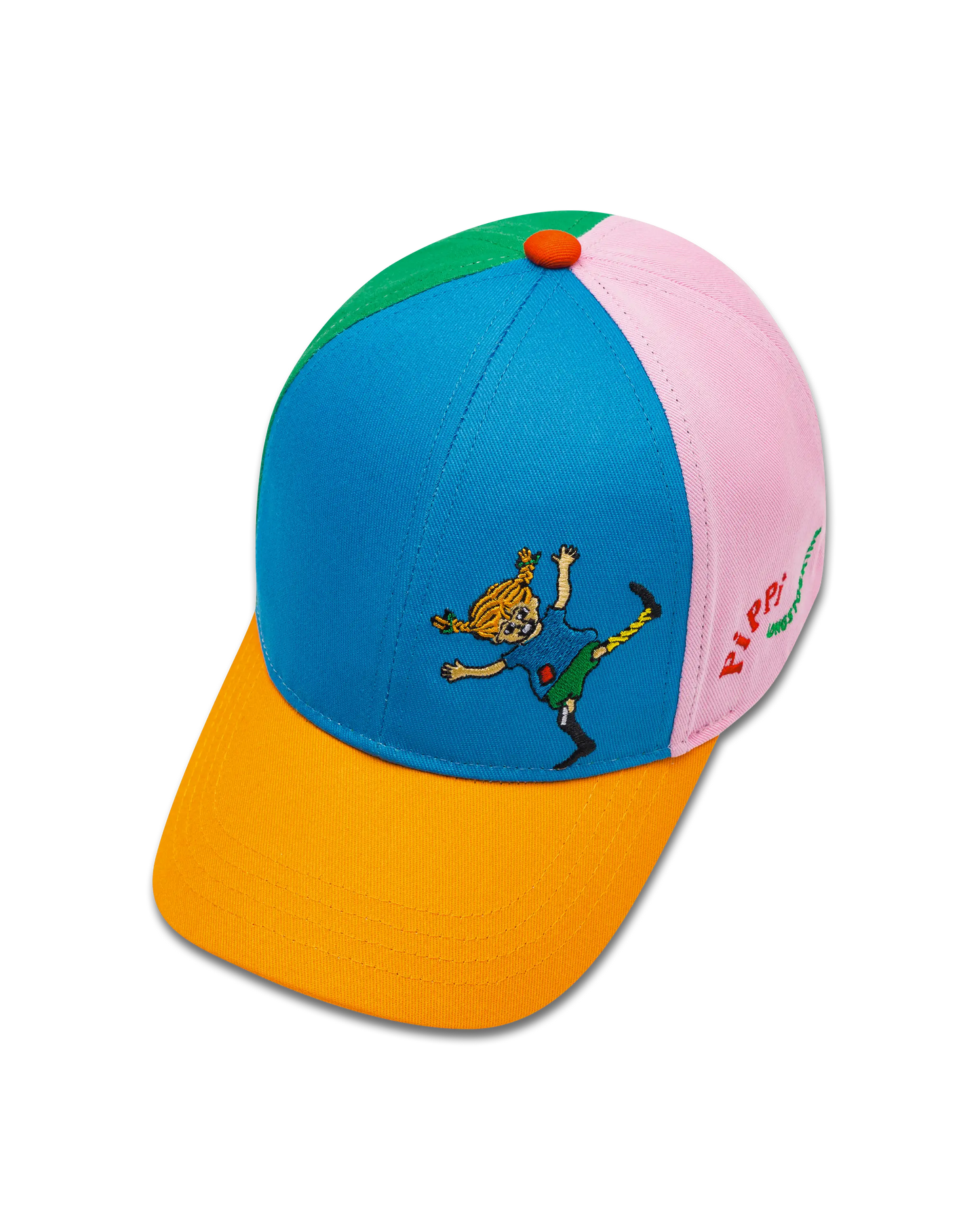 koaa – Pippi Langstrumpf “Kunterbunt” – Basecap blue/green/pink