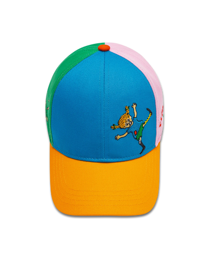 koaa – Pippi Langstrumpf “Kunterbunt” – Basecap blue/green/pink