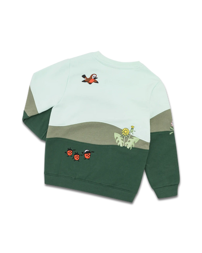 koaa – The little mole “Digging” – Sweater green
