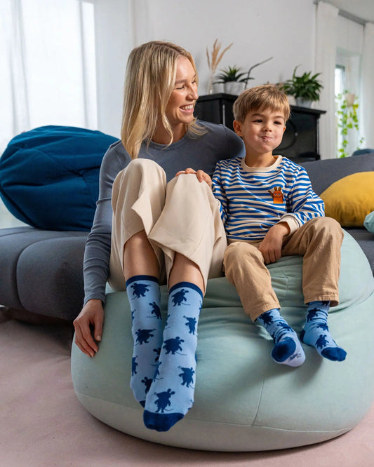 Detailansicht von koaa – Die Maus “Stripes” – Longsleeve blue/white