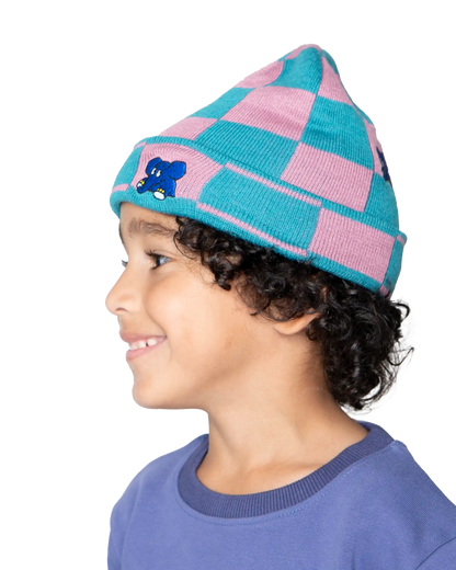 koaa – Der Elefant “Karo” – Beanie blue/pink