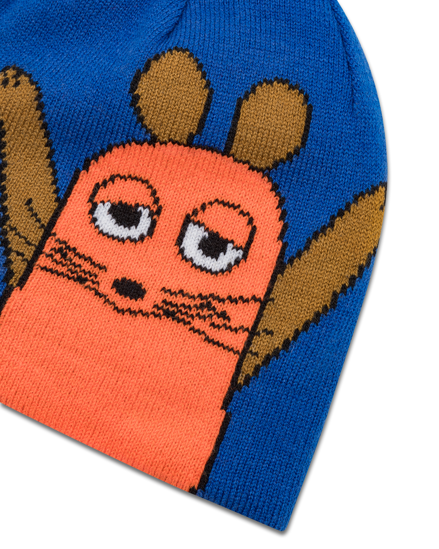 koaa – Die Maus “Silhouette” – Reversible Beanie blue/orange