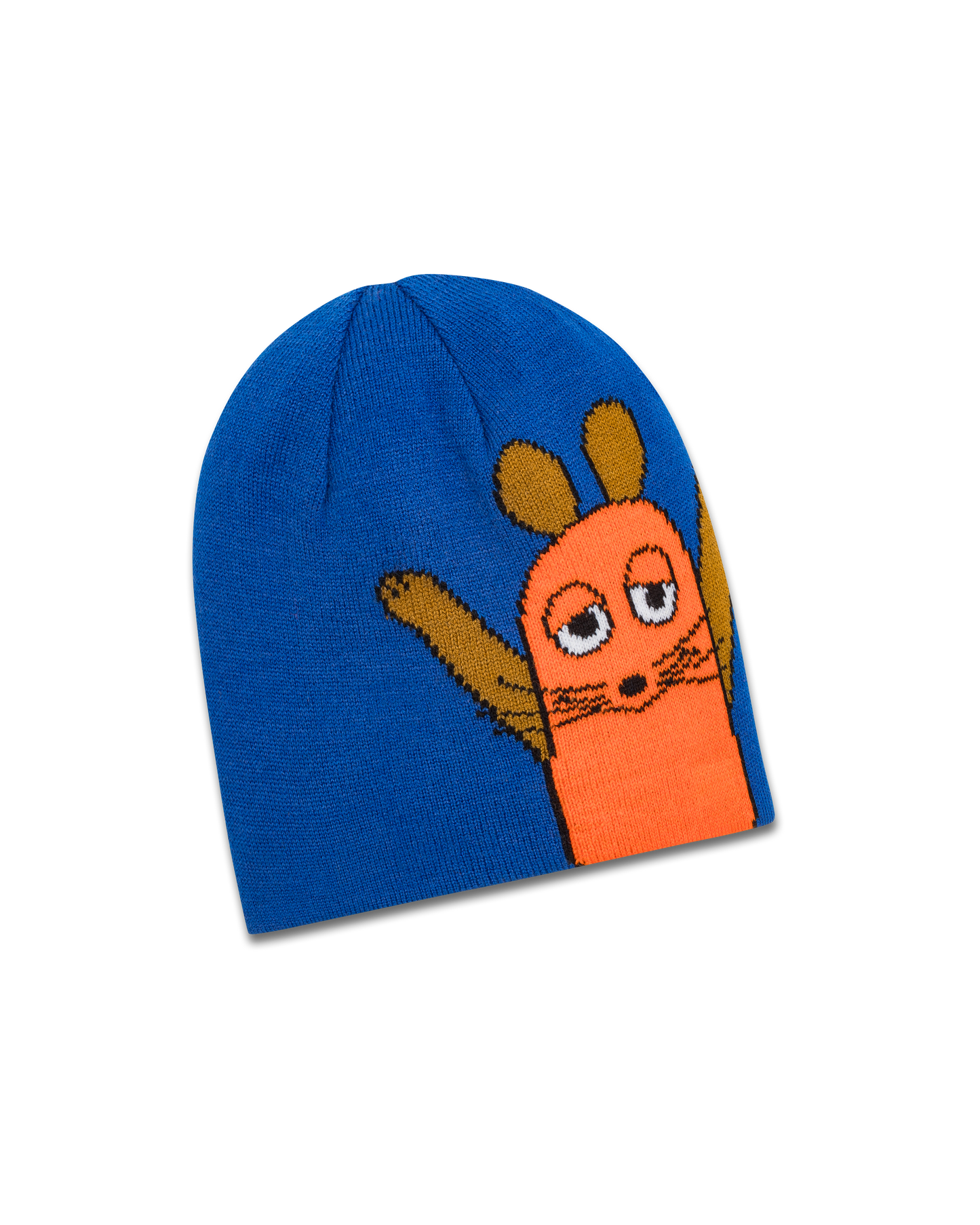 koaa – Die Maus “Silhouette” – Reversible Beanie blue/orange